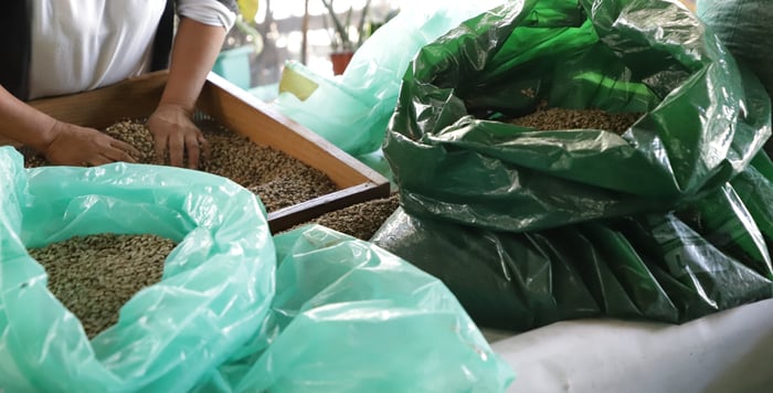 Hermetic Bags used in coffee production in the Philippines