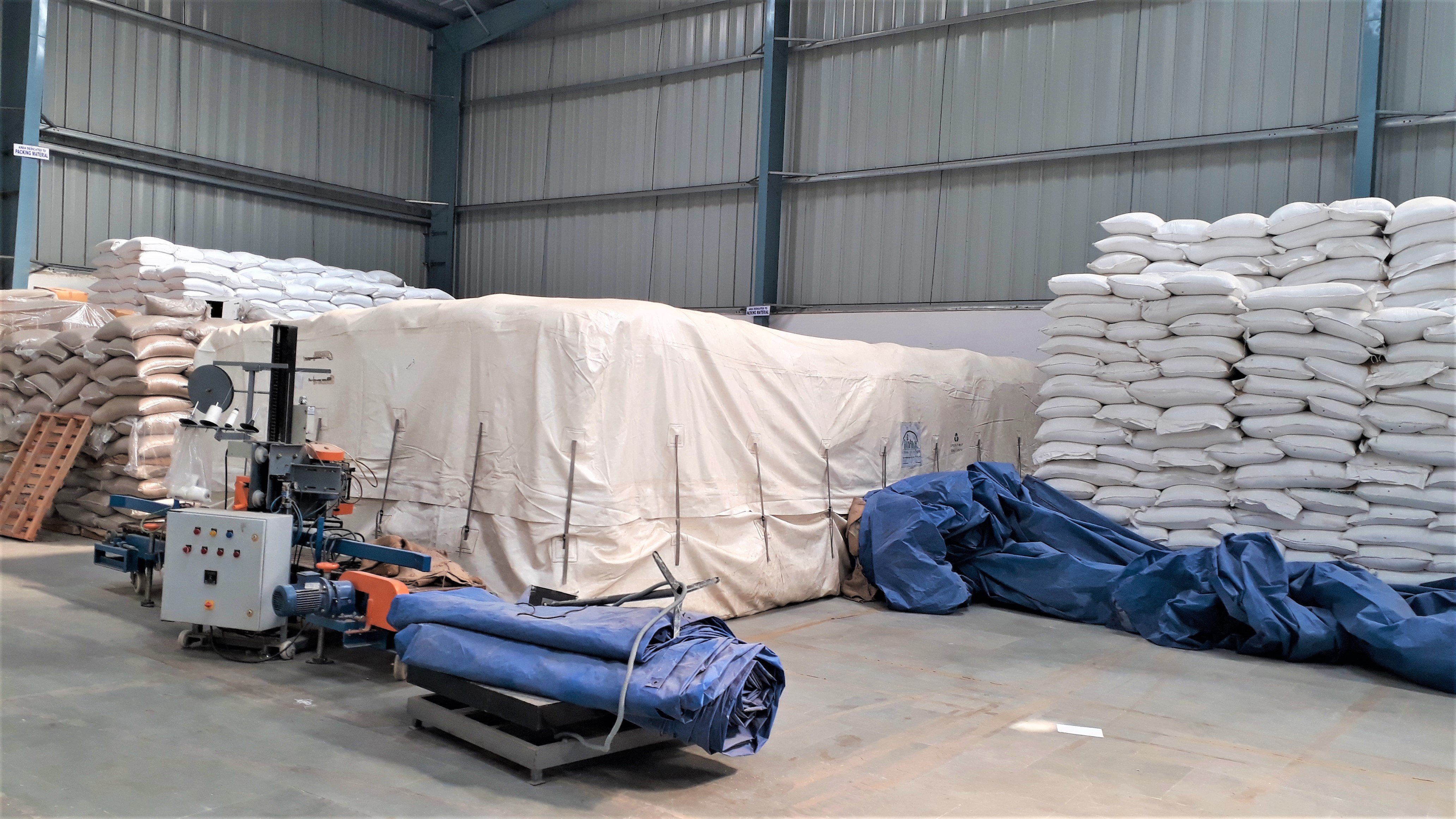 Gas fumigation in GrainPro Cocoon